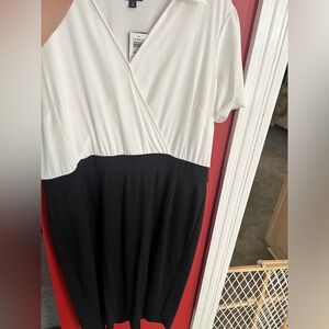 At the knee ponte studio crepe body on dress